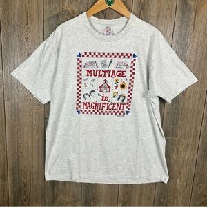Vintage 90s Teacher T-Shirt Multiage is Magnificent School Tee 1995 Size XL